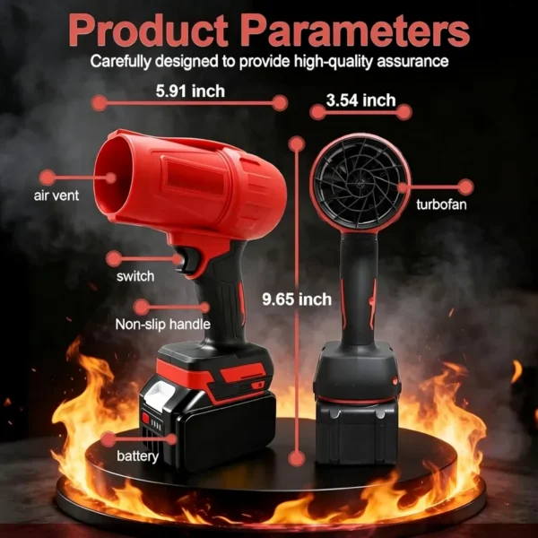 Power Electric Blower, Battery - view 5