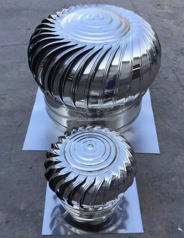 Power Fan, 500mm, Roof, Stainless, Steel - view 3