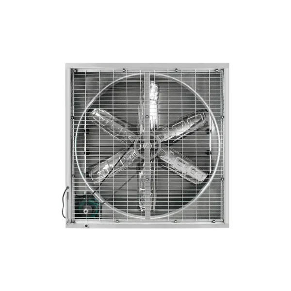 Power Louvered Exhaust Fan, 380/220V, Stainless