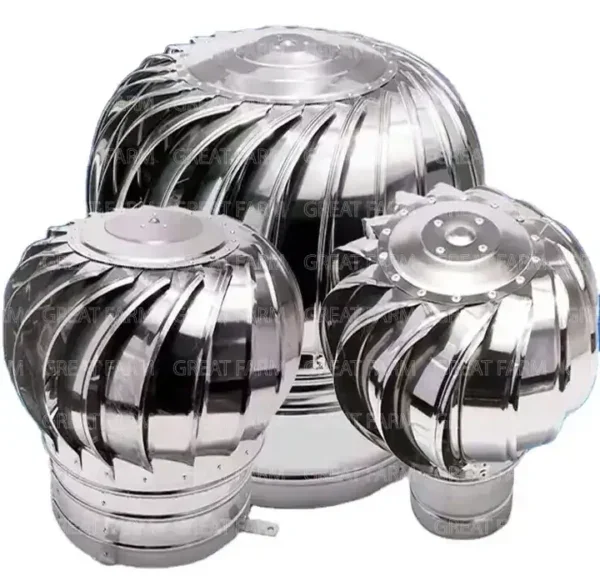 Power Roof Turbo Fan, 500mm, stainless steel, GF-F01