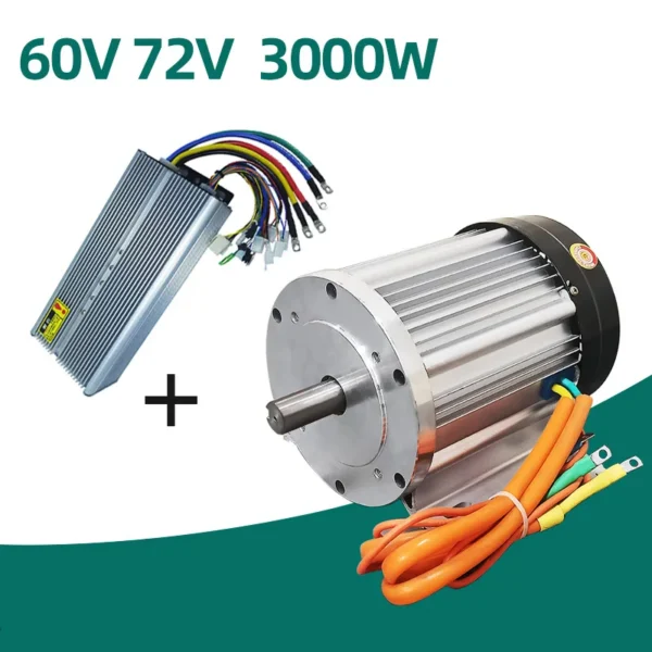 Power Square Wave Motor, 60V/72V, 3000W, Brushless, IP54 - view 2