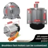 Power Square Wave Motor, 60V/72V, 3000W, Brushless, IP54 - view 3