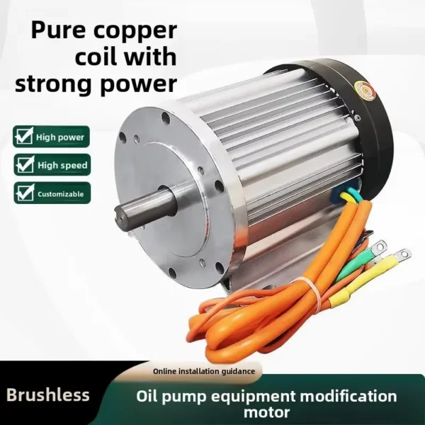 Power Square Wave Motor, 60V/72V, 3000W, Brushless, IP54 - view 4