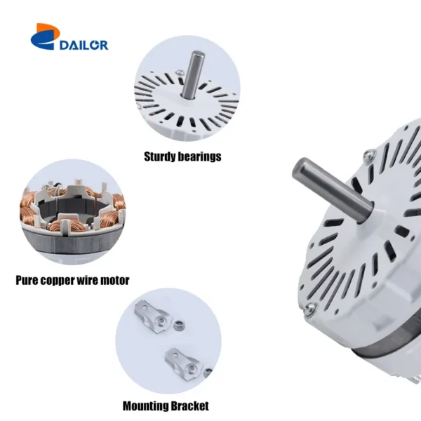 Power Vent Attic Fan, 120V, 60Hz, A0416B2059, A0510B2389 - view 2