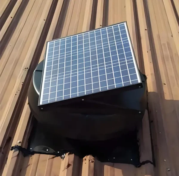 Powered Axial Exhaust Fan, 40W, Solar
