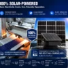 Powered Axial Exhaust Fan, 40W, Solar - view 2