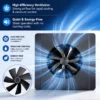 Powered Axial Exhaust Fan, 40W, Solar - view 3