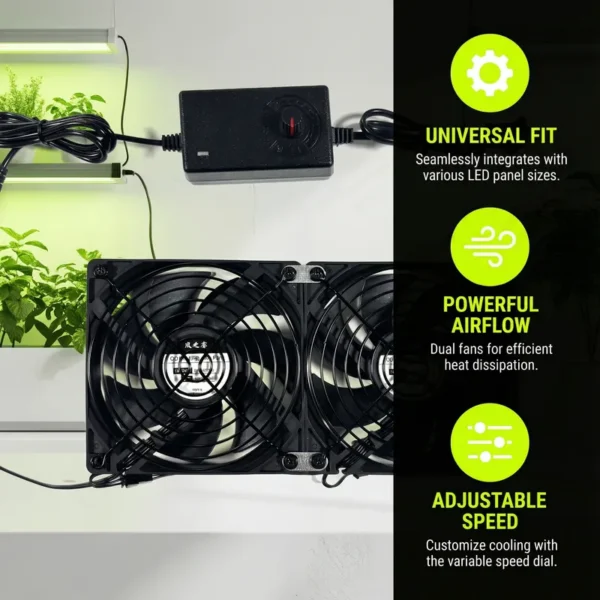 Powered Computer Fan, 120mm, 25mm, 110V, 120V - view 4
