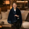 Powered Heated Shawl Blanket, USB, 5V, Portable - view 3