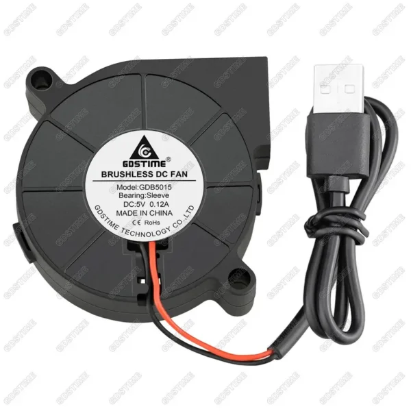 Powerful Centrifugal Turbo Blower, 3V, 5V, 12V, 24V - view 2
