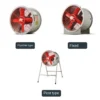 Powerful Explosion-proof Industrial Fan, 380V/220V, 16A - view 3