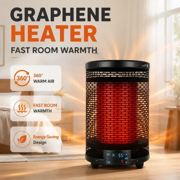 Powerful Graphene Heater, 15m, 800 W, Power A05
