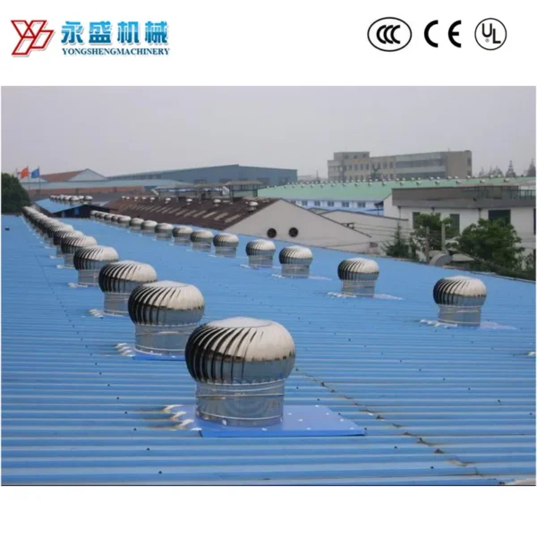 Powerless Roof Ventilation Fan, 500mm, No, 1800cbm - view 4
