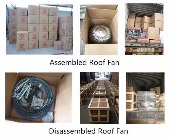 Powerless Roof Ventilation Fan, 500mm, No, 1800cbm - view 5