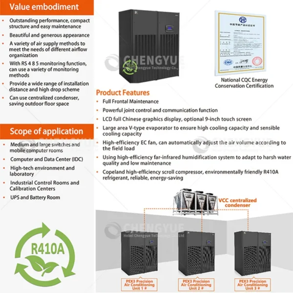 Precision Air Conditioner, PEX3, 6/9/12kw - view 3