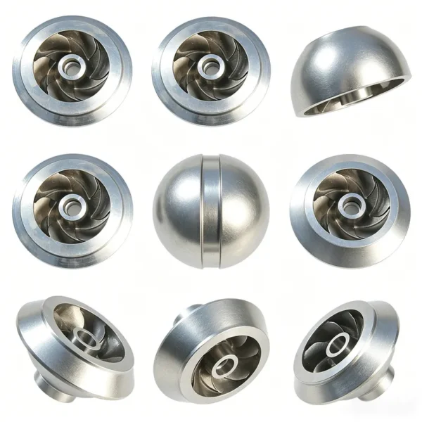 Precision Cnc Machining Impeller, Stainless, Steel - view 2