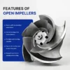 Precision Open Centrifugal Pump, Stainless, Steel - view 3