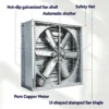 Pressure Heavy Hammer Fan, 1380mm, Wall, Axial - view 2