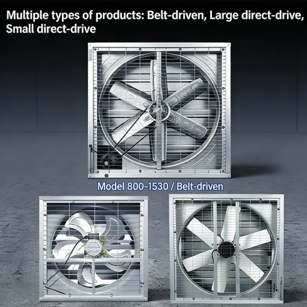Pressure Industrial Exhaust Fan, Stainless, Steel, 220V/380V - view 3