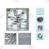 Pressure Industrial Ventilation Fan, 220v, 17000m3 - view 5