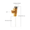 Pressure Relief Valve, Brass, Hydraulic - view 3