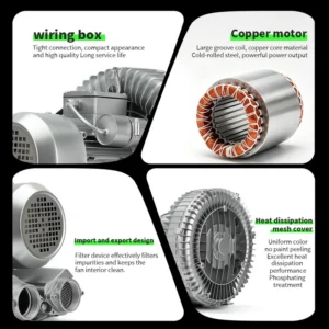 Pressure Roots Aeration Blower, 380V, Aluminium