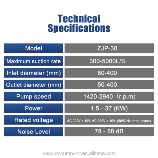 Pressure Roots Vacuum Pump, FORYOUPUMP, 380v, Electric - view 5