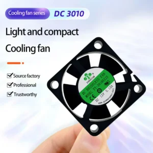 Printer Fan, 3D, 30X30X10mm, 5V, 6V