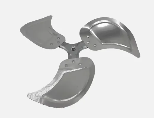 Production Triangular Aluminum Fan, Aluminum Alloy - view 5