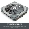 Profile Cpu Air Cooler, AXP120-X67, 67mm, 120mm, PWM - view 3