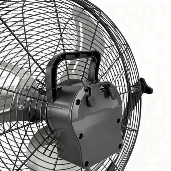 Profile Industrial Floor Fan, 9W, Metal - view 4