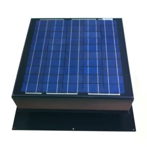 Profile Solar Attic Fan, 30W, Roof, Steel, 1853