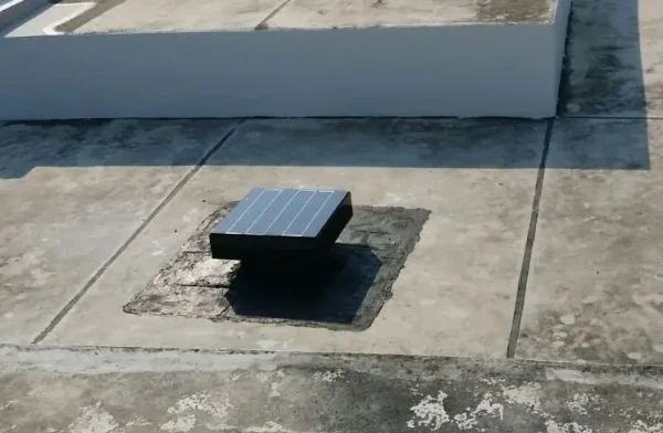 Profile Solar Attic Fan, 30W, Roof, Steel, 1853 - view 2