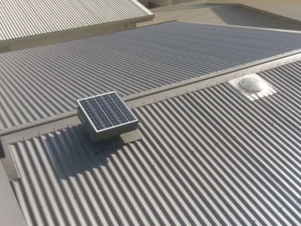 Profile Solar Attic Fan, 30W, Roof, Steel, 1853 - view 3
