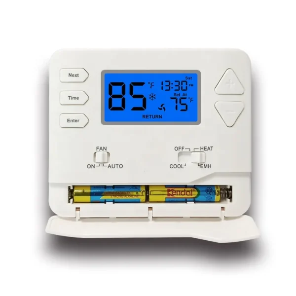 Programmable Thermostat with Fan, ABS Plastic, STN625 - view 2