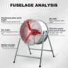 Proof Axial Vent Fan, 380 V, Electric - view 2