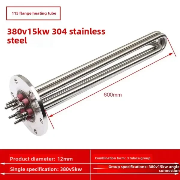 Proof Eco-friendly Immersion Heater, 220V, 380V, Stainless - view 5