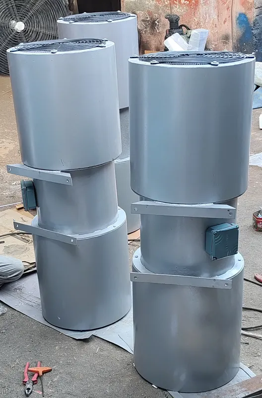 Proof Industrial Jet Fan, Aluminium, 380, Electric - view 3