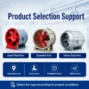 Proof Mixed Axial Fan, 400-1400mm, 3000~110000m³, CE