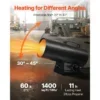 Propane Forced Air Heater, 60000BTU, Portable - view 2