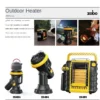 Propane Outdoor Heater, Portable, LPG - view 4