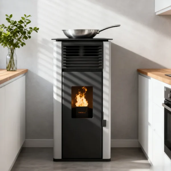 Ps-60 Pellet Stove, 6 KW, Carbon steel - view 3
