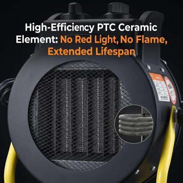 Ptc Ceramic Fan, 3kW/5kW/9KW, Portable, 220V/380V/120V - view 5