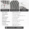 Ptc Ceramic Fan, Portable, 1000W, 2000W, VDE - view 3