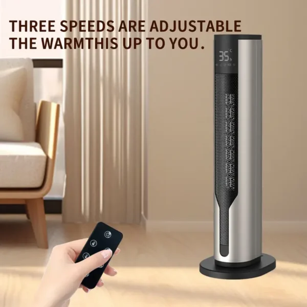 Ptc Ceramic Tower, 2000W, 3-Speed, Portable - view 3
