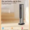 Ptc Ceramic Tower, 2000W, 3-Speed, Portable - view 4