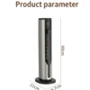 Ptc Ceramic Tower, 2000W, 3-Speed, Portable - view 5