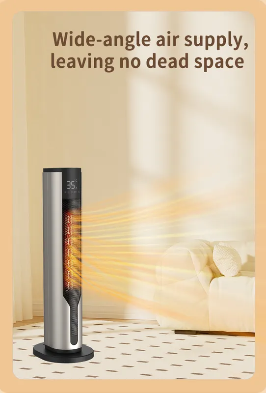 Ptc Ceramic Tower, 2000W, 3-Speed, Portable - view 6
