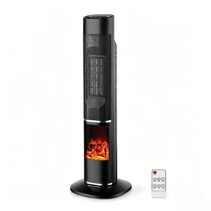 Ptc Electric Room Heater, 1000, Metal