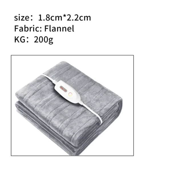 Ptc Heated Throw Blanket, AC220V, Microfiber Fabric - view 5